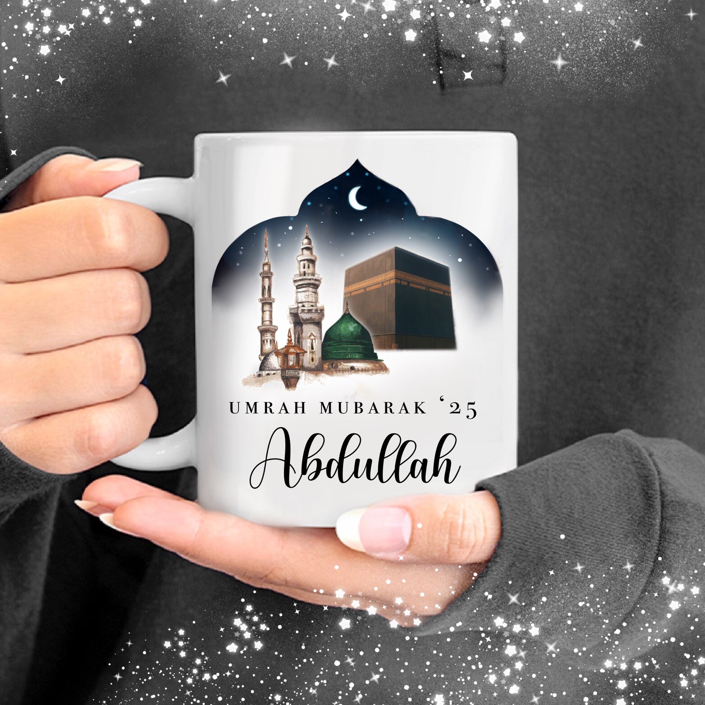 Umrah Gift Personalised Kabah Masjid Umrah Mubarak Mug