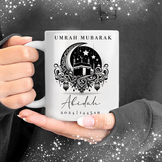 Personalised Umrah Mubarak Mug