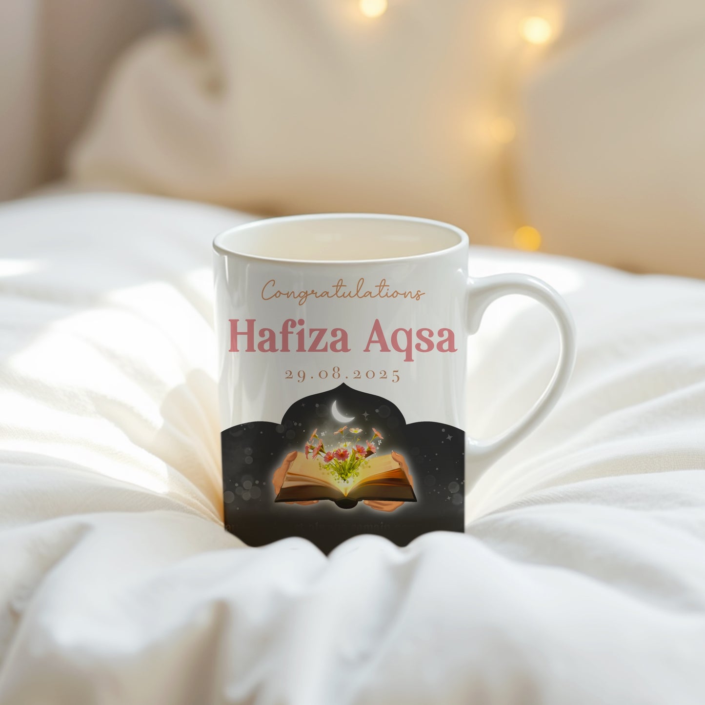 Personalized Hafiza Hifz Qur’an Name Mug