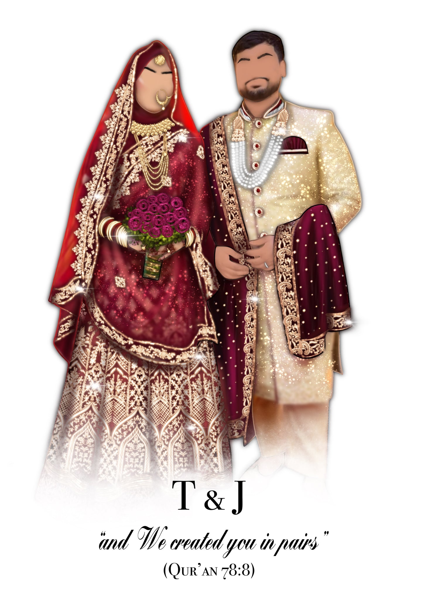 *Digital File Only* Custom Illustration Print