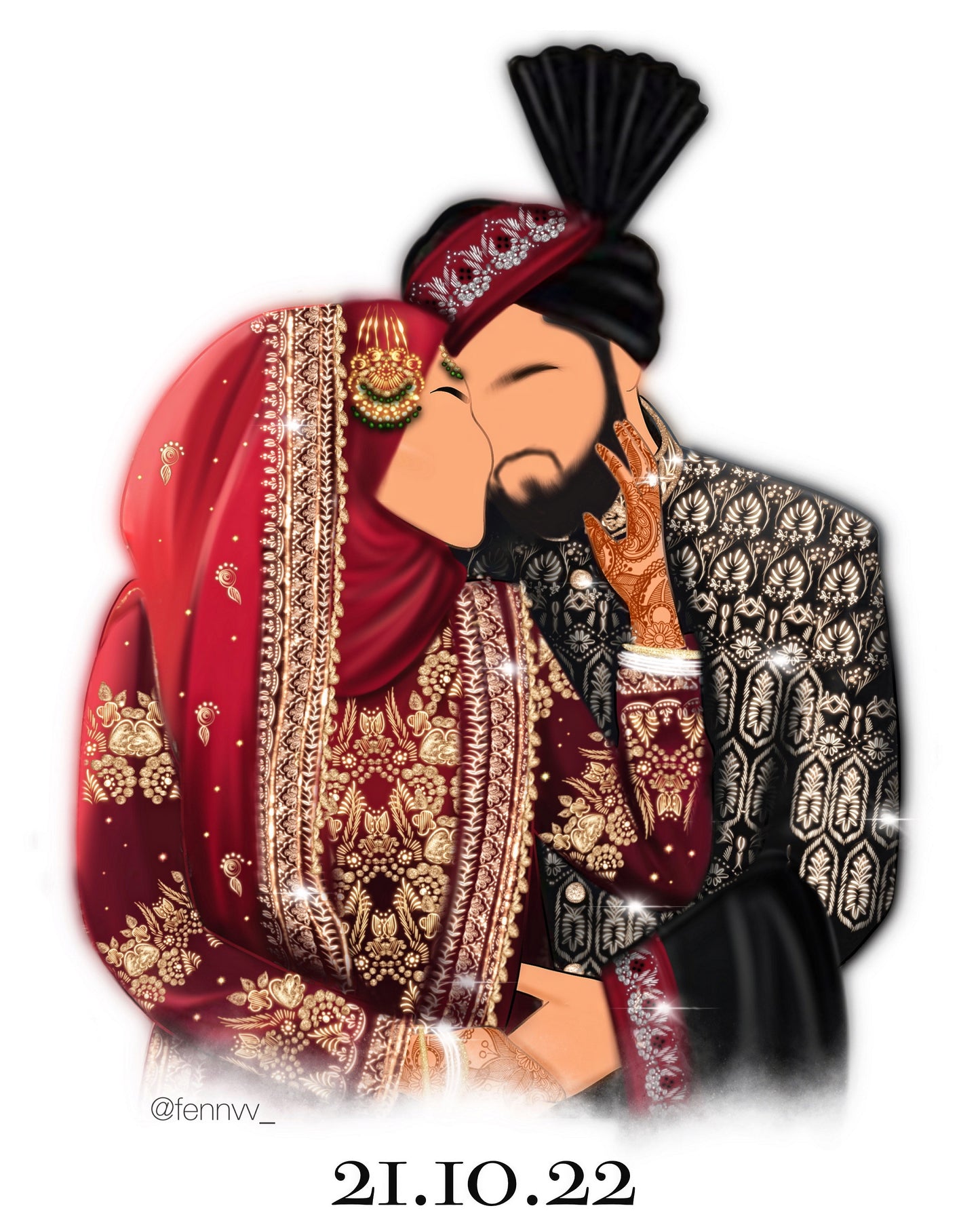 *Digital File Only* Custom Illustration Print