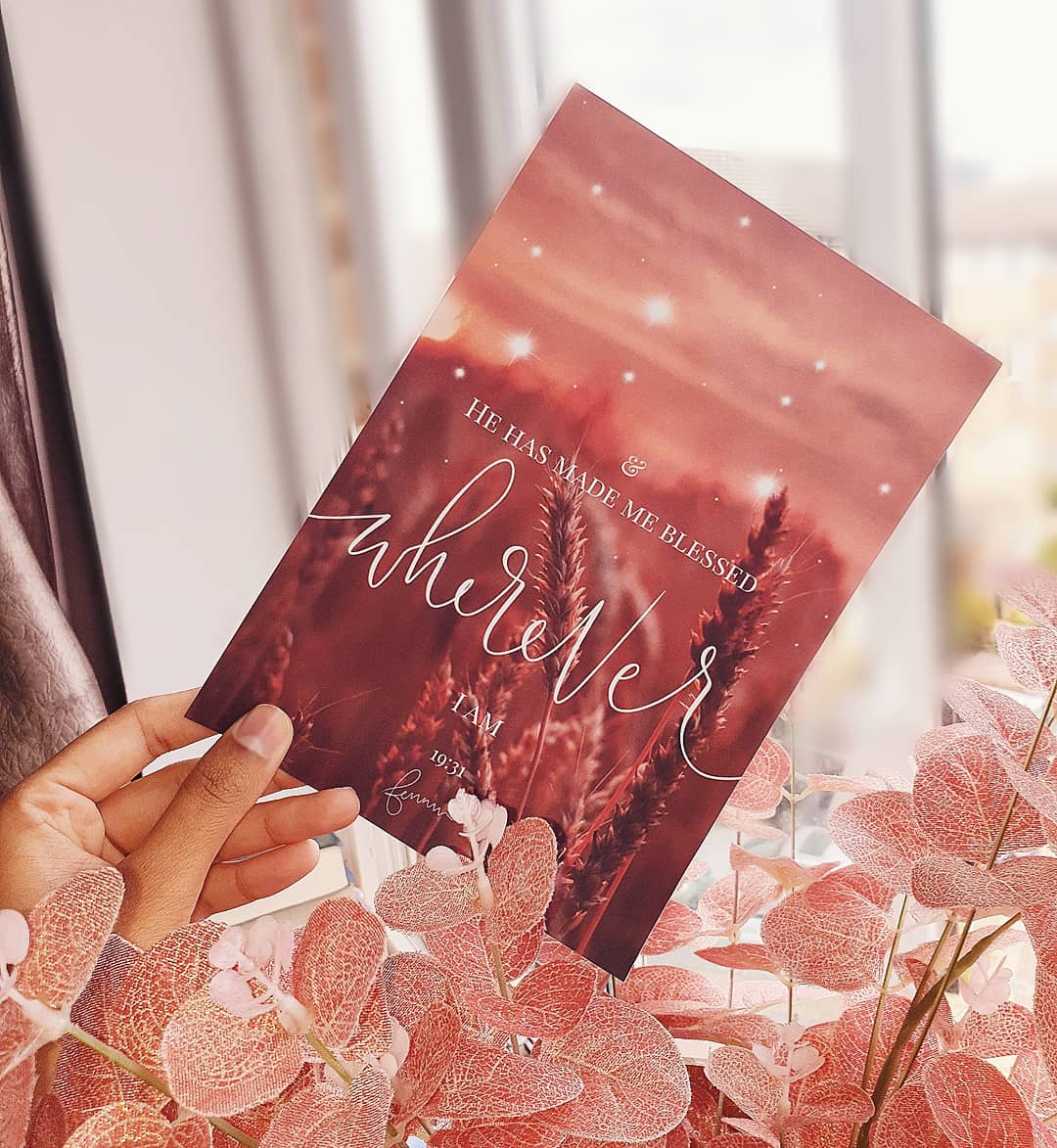 Qur’an 19:31 Wheat Print