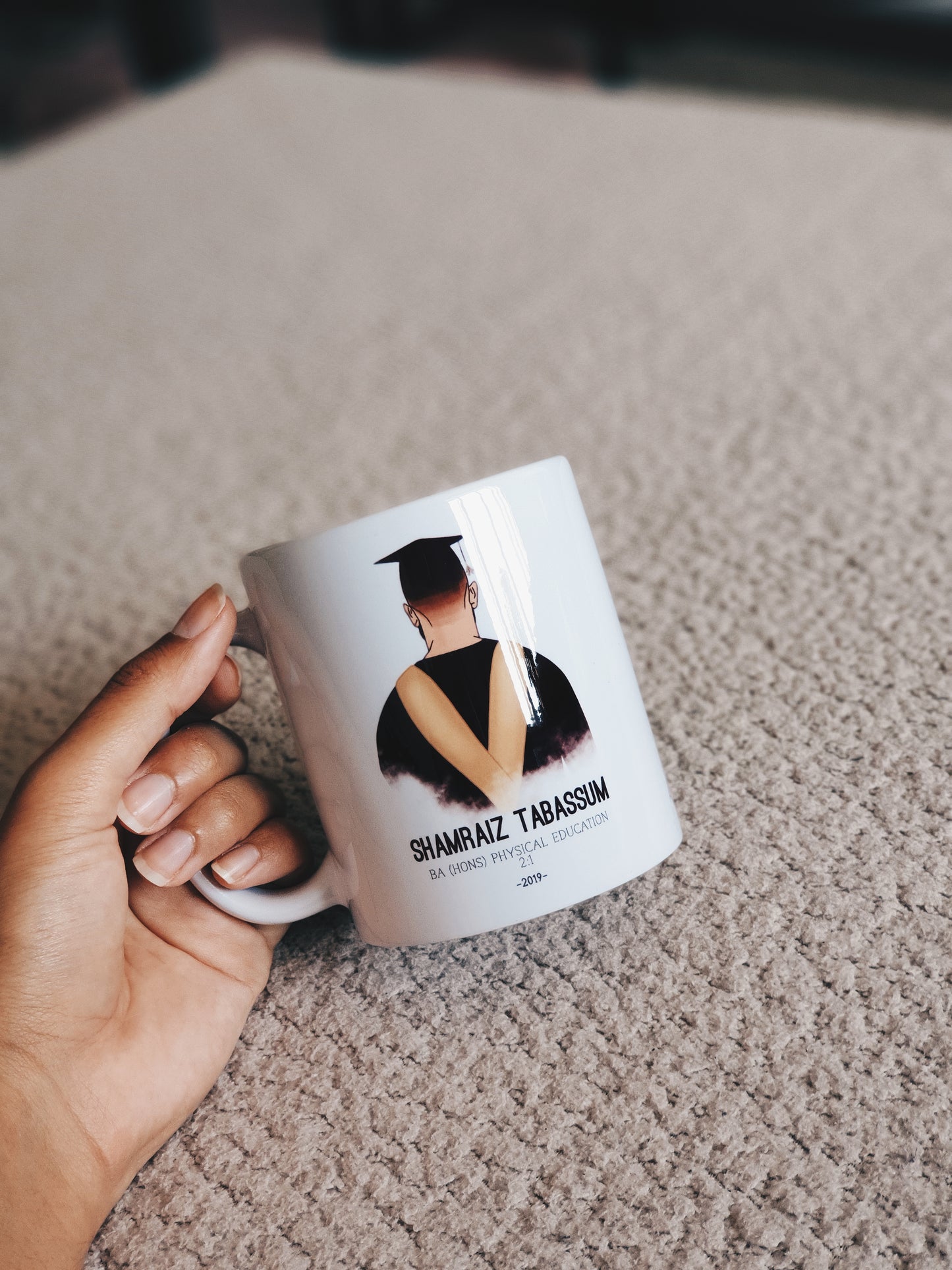 Personalised Male Graduation Mug