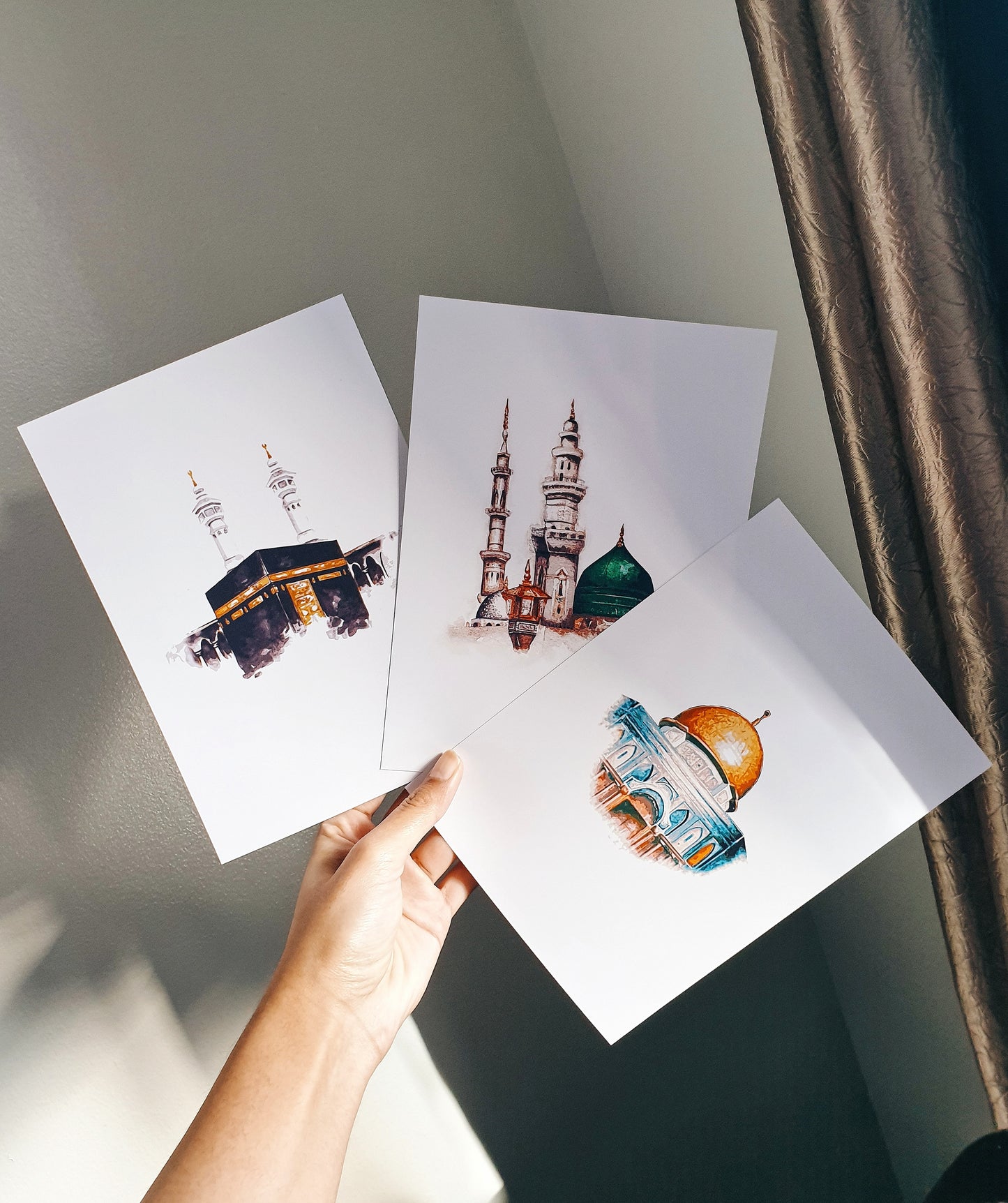 Set of 3 Islamic Landmark Prints