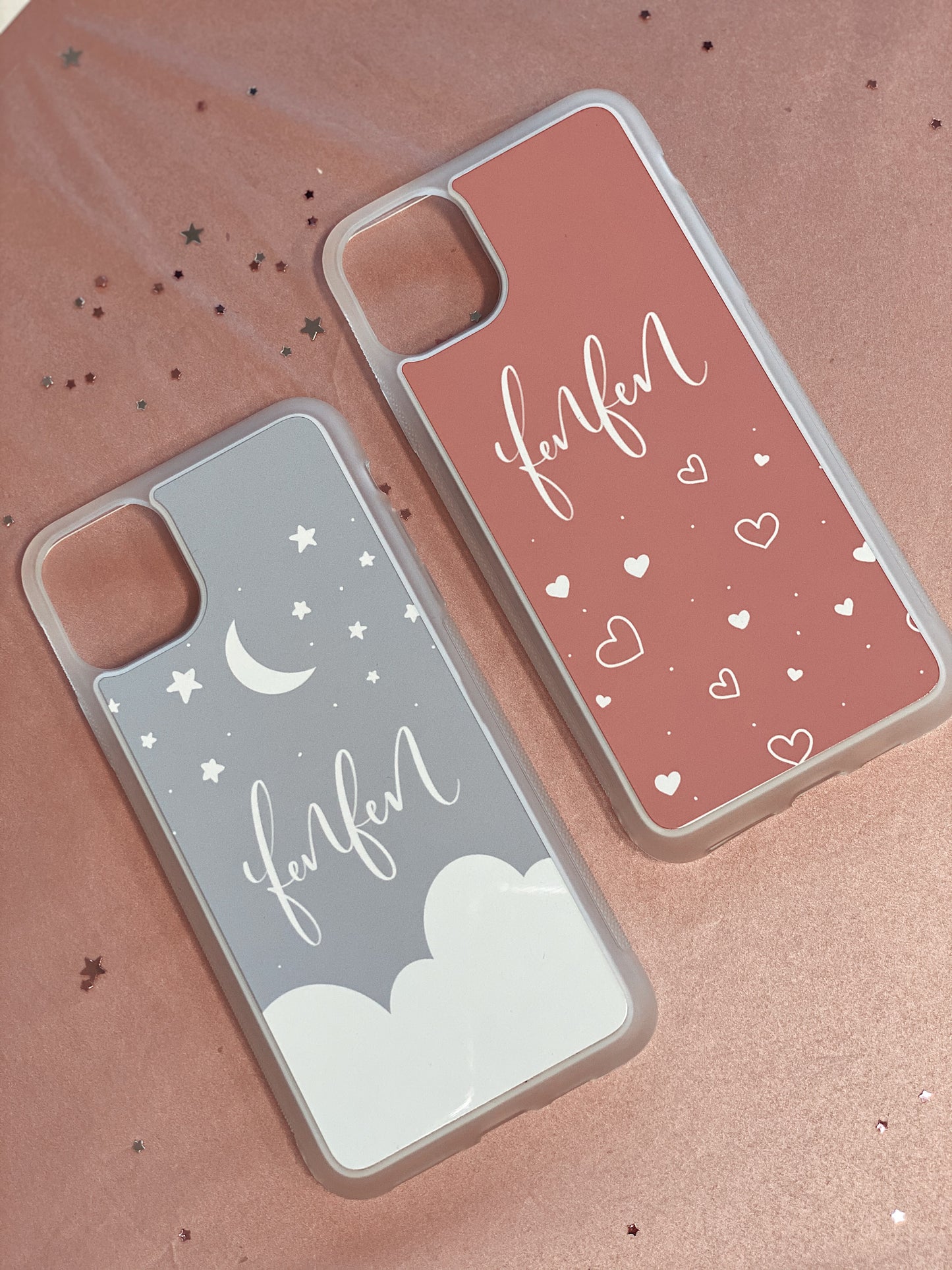 Blue Clouds Personalised Phone Case