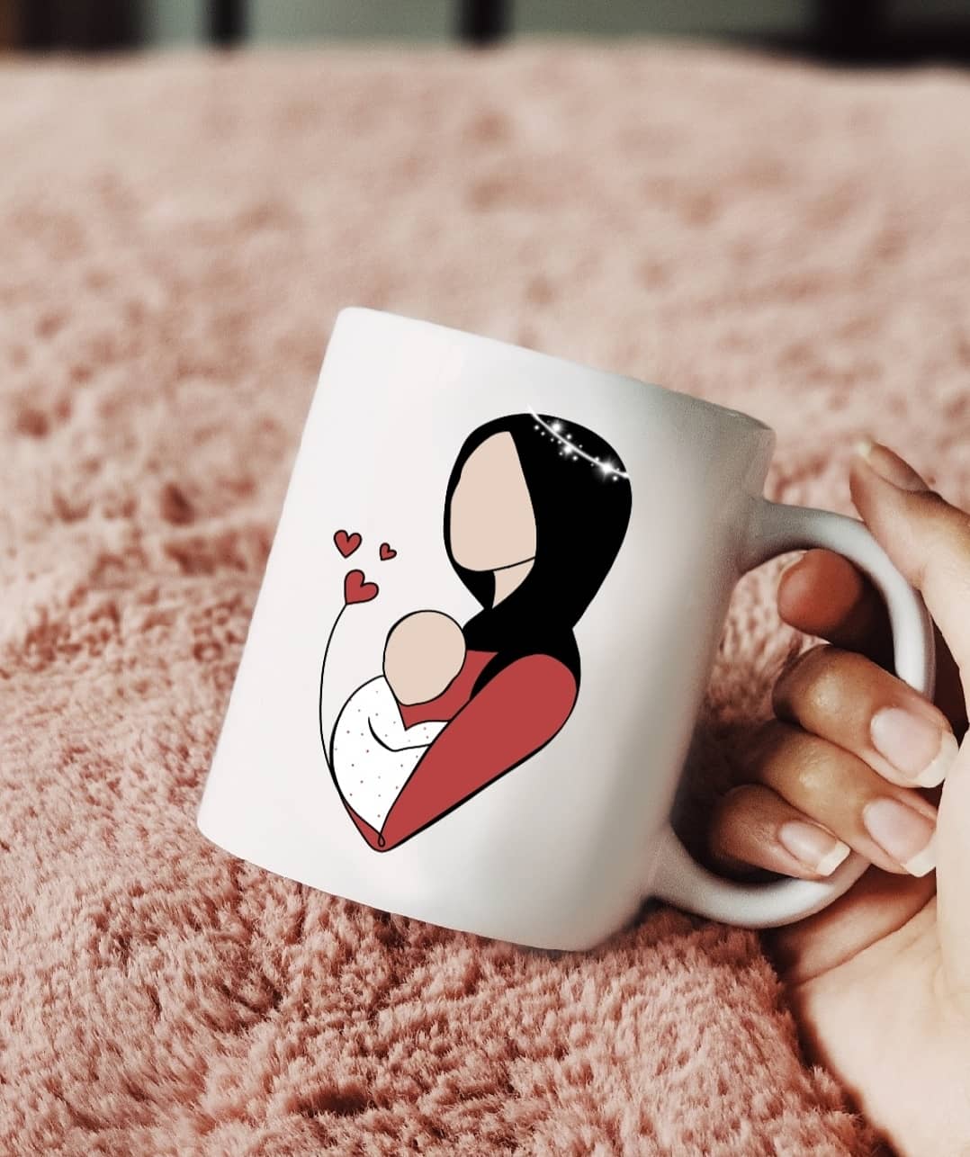 Hijabi Mama Mug (Optional Skin Tones)