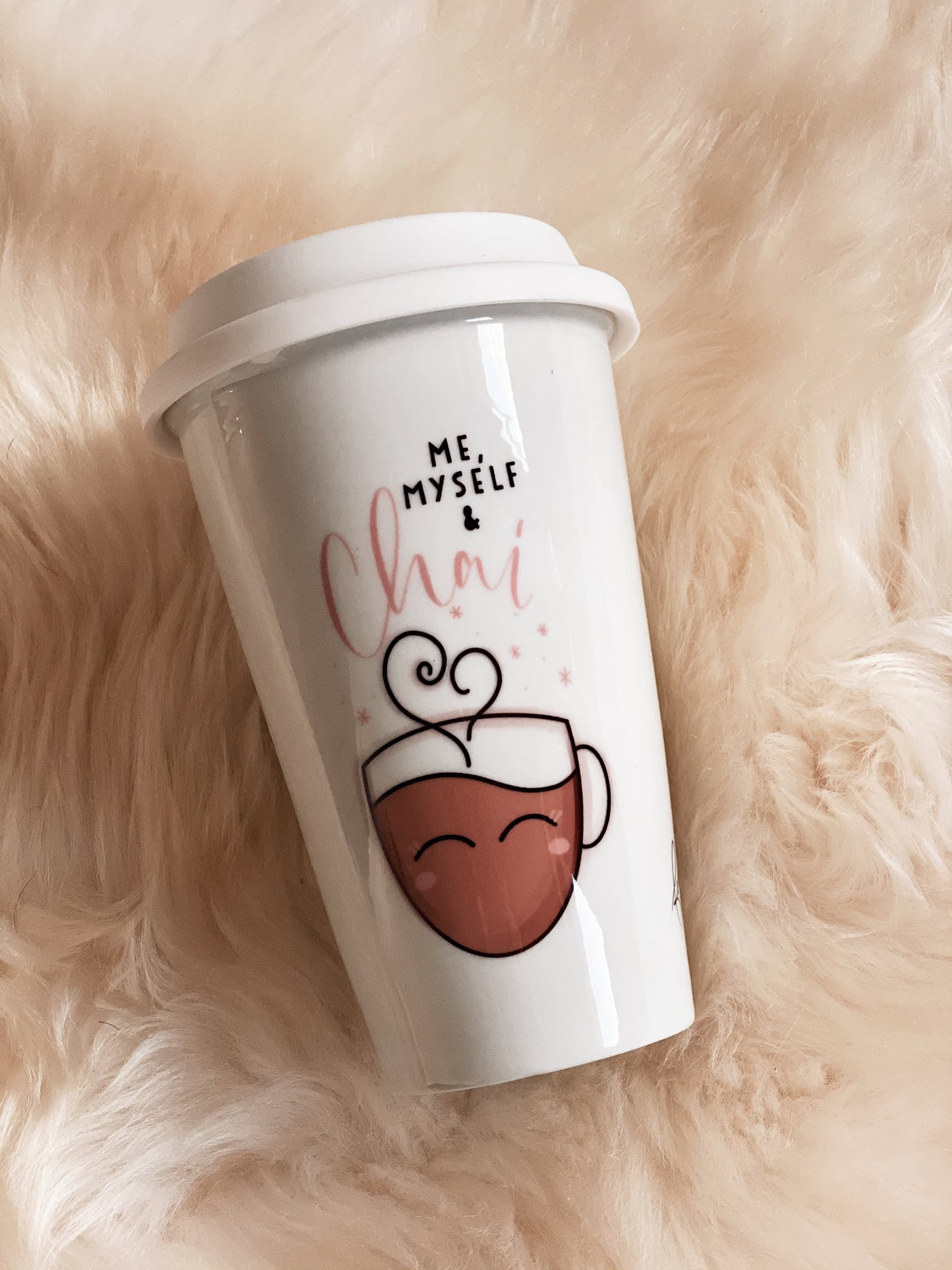 Chai Ceramic Travel Mug with Silicone Lid