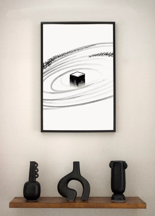 Minimal Kabah Print