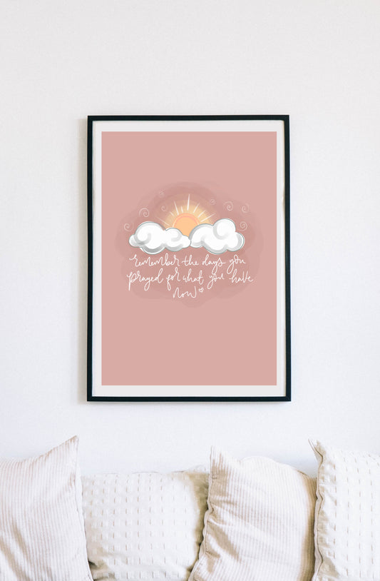 Pink Sunrise Print