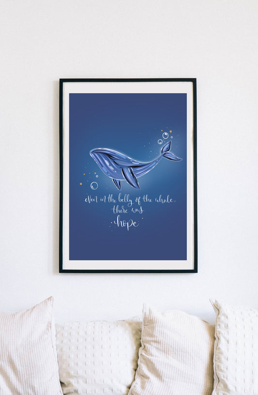 Whale Print