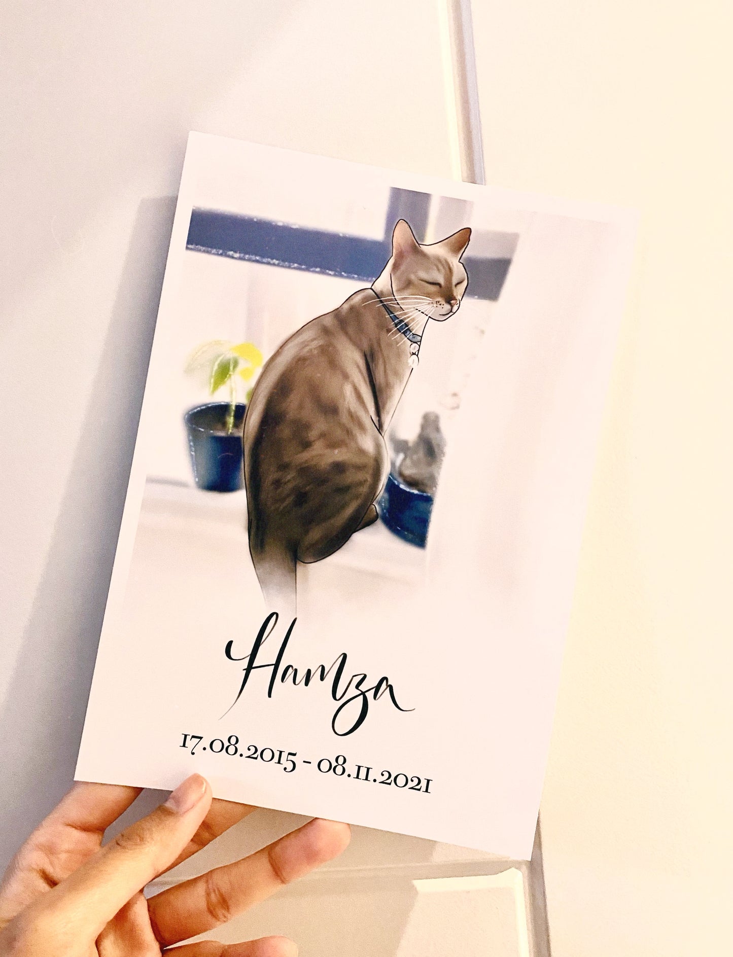 Custom Pet Illustration Print