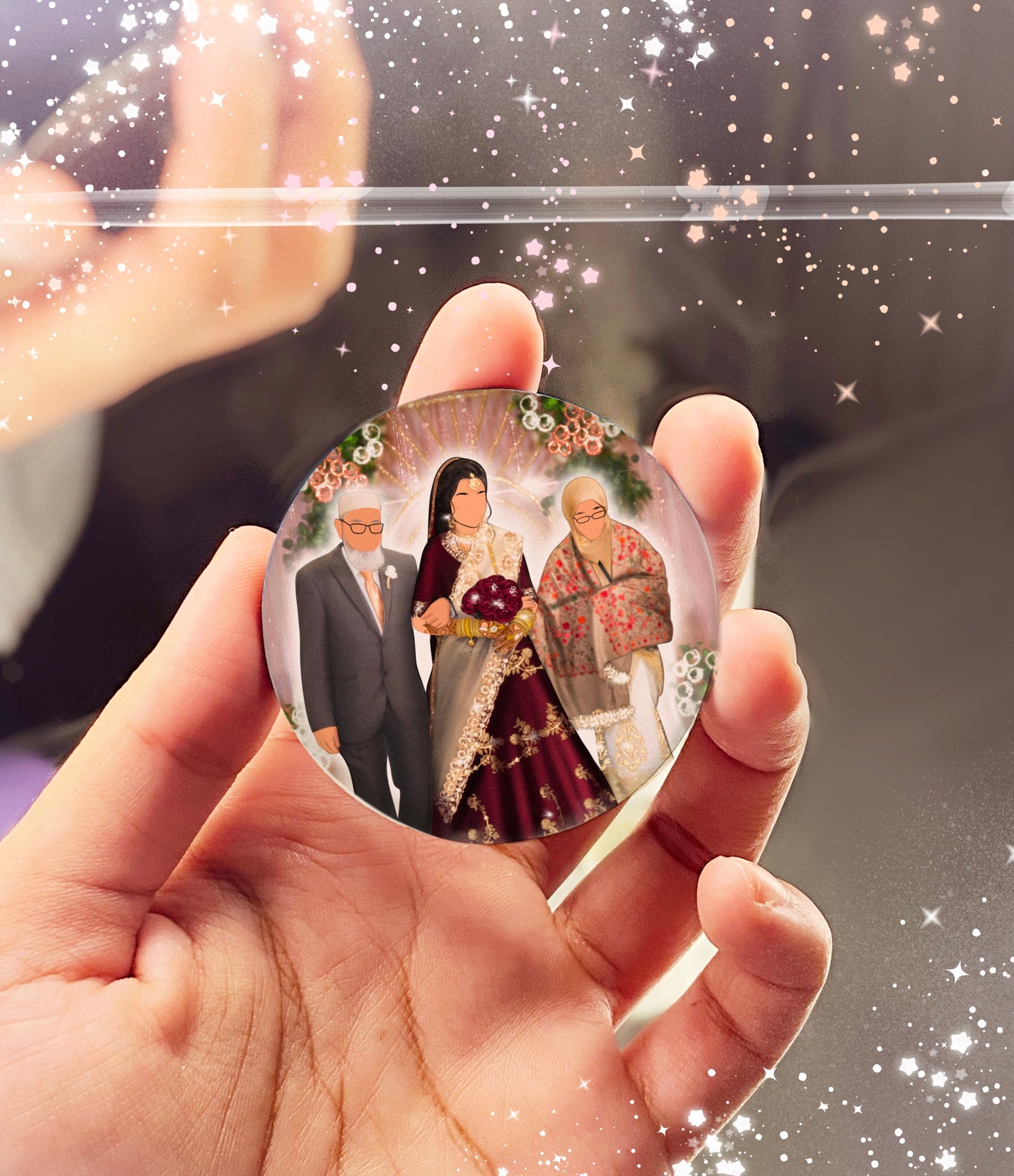 Custom Illustrated Fridge Magnet