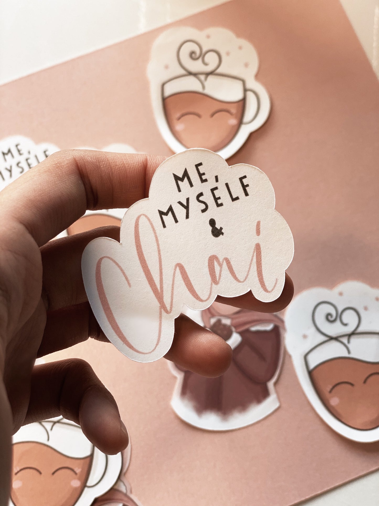 Pack of 6 Winter Chai Stickers