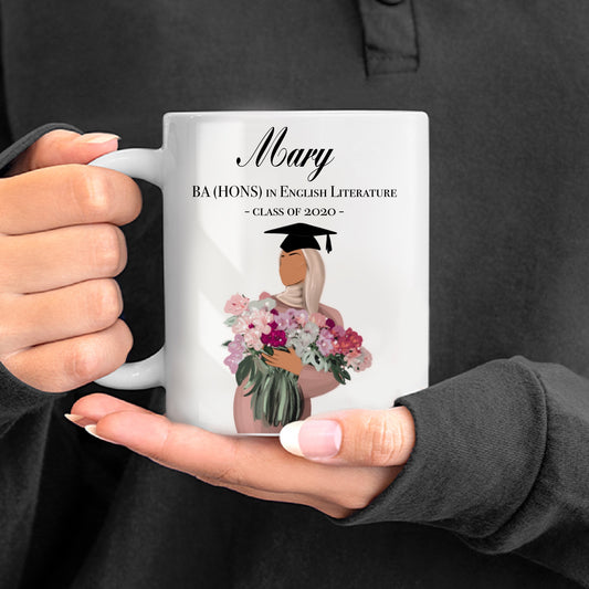 Personalized Hijabi Graduation Mug