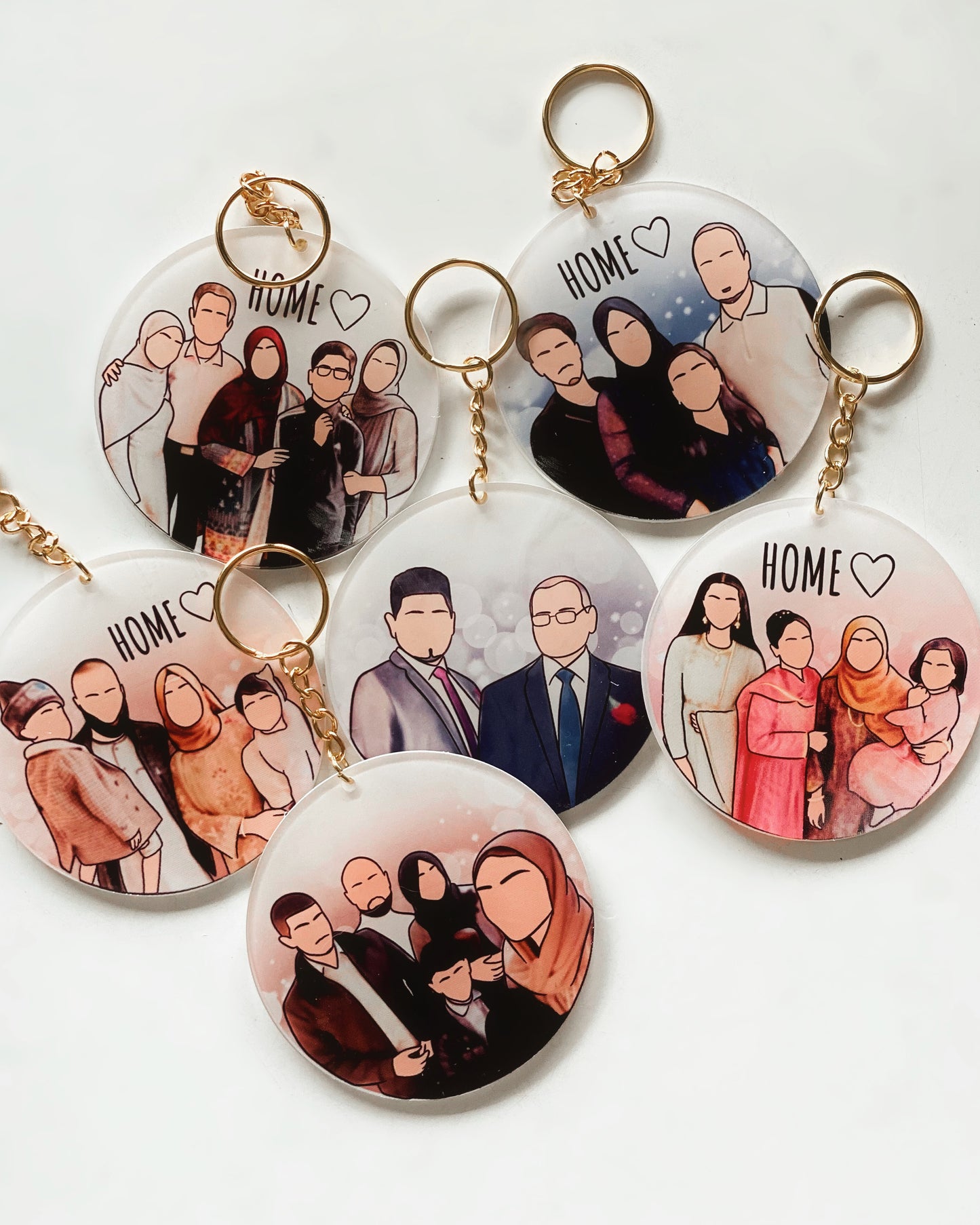 Custom Illustrated Acrylic Keychain