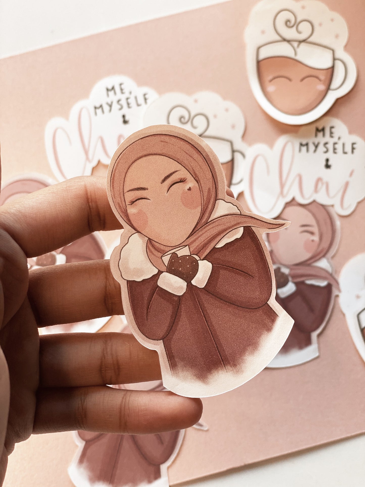 Pack of 6 Winter Chai Stickers