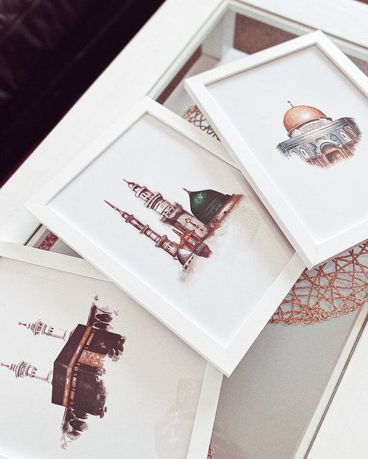 Set of 3 Islamic Landmark Prints