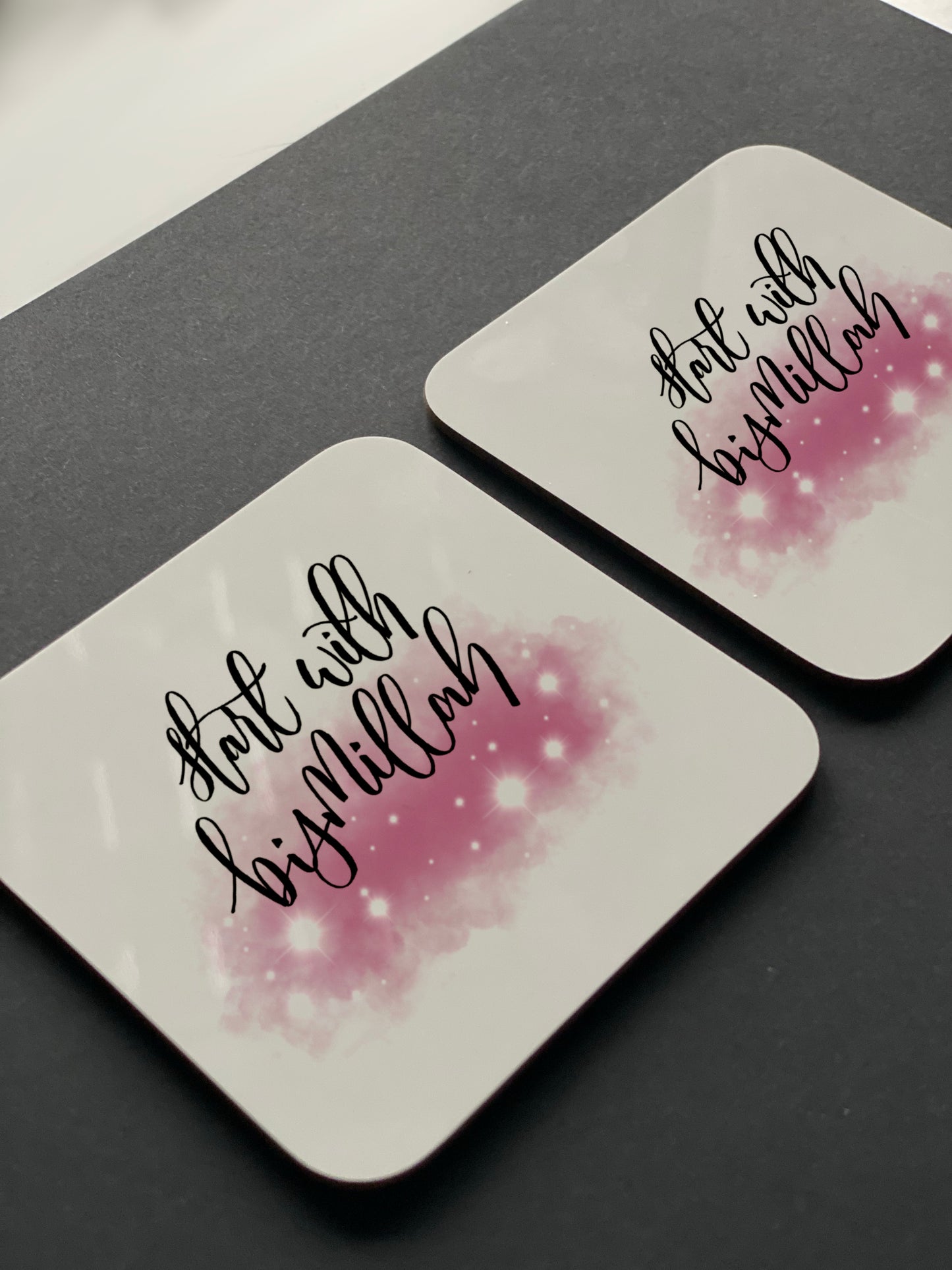 Start with Bismillah Coaster