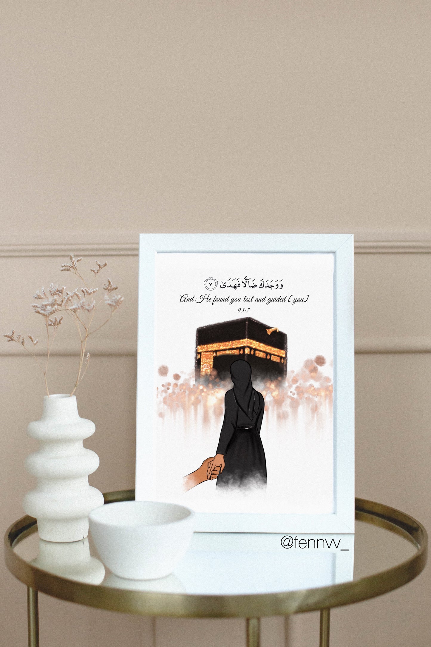 Kabah 93:7 Hijabi Print