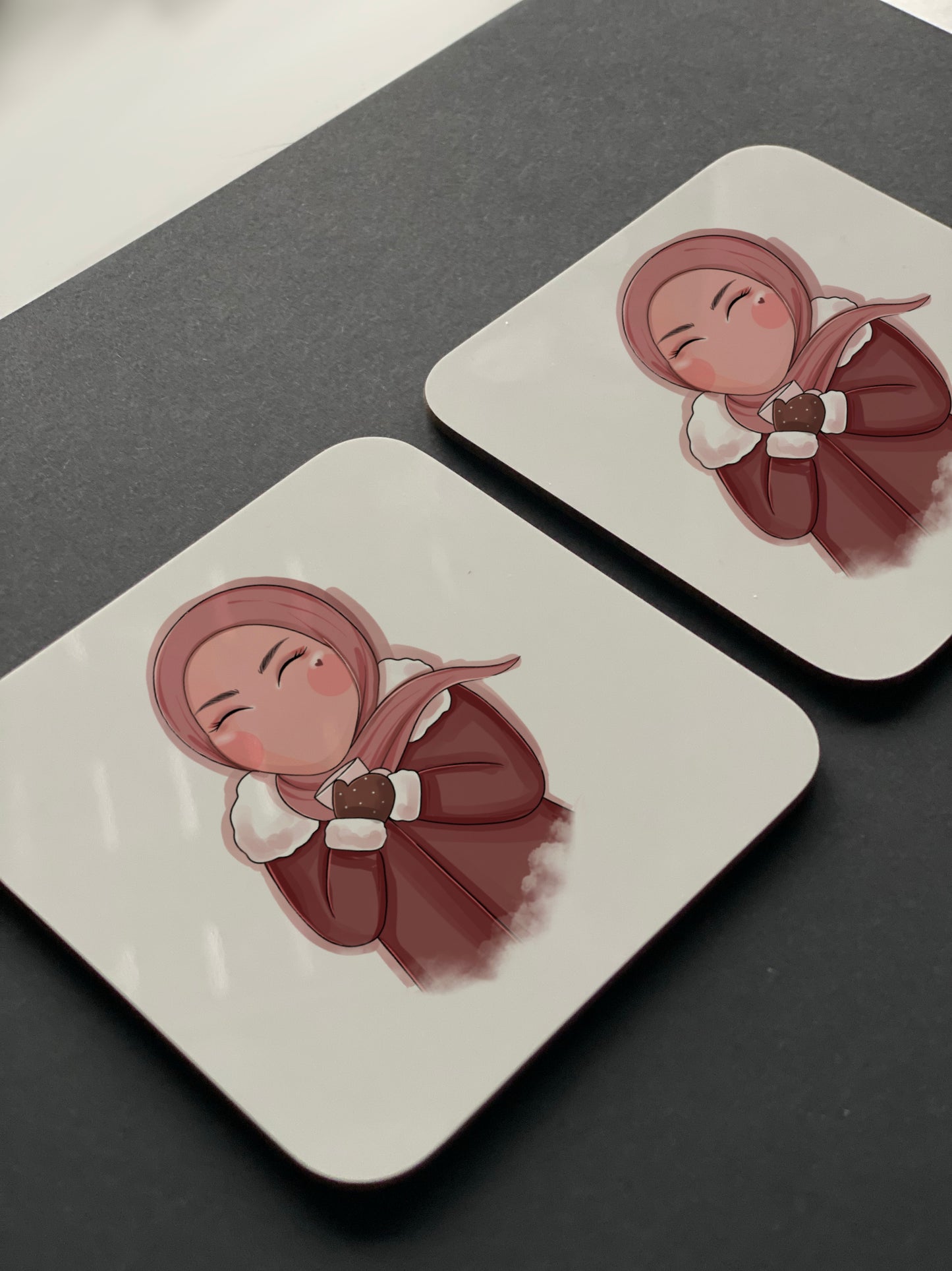 Pink Hijabi Coaster