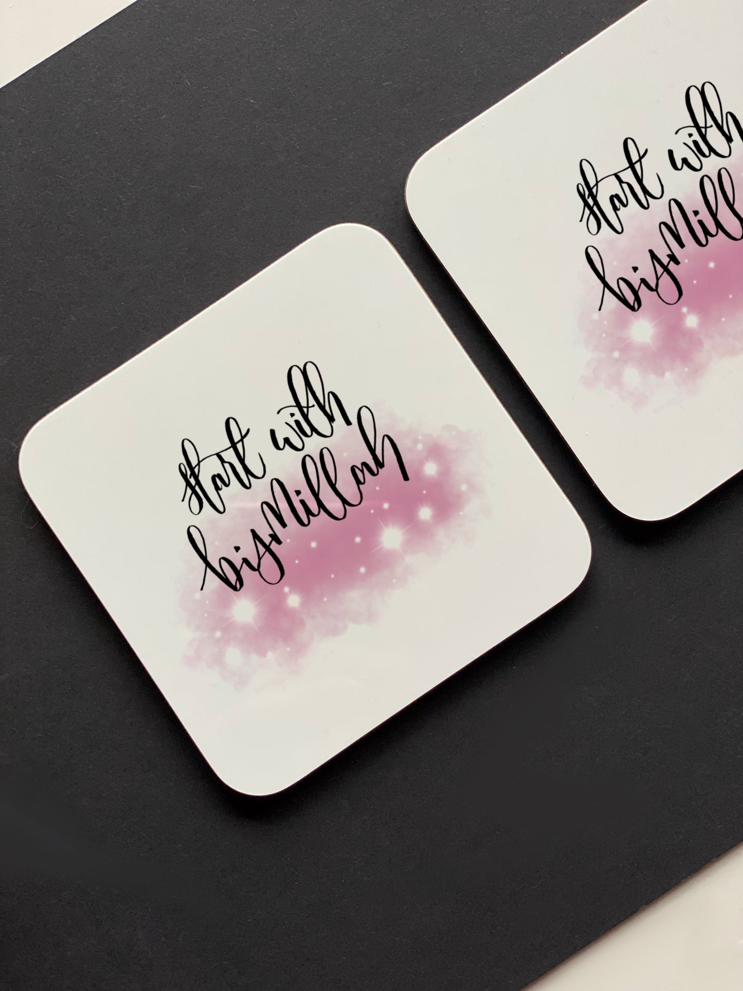 Start with Bismillah Coaster