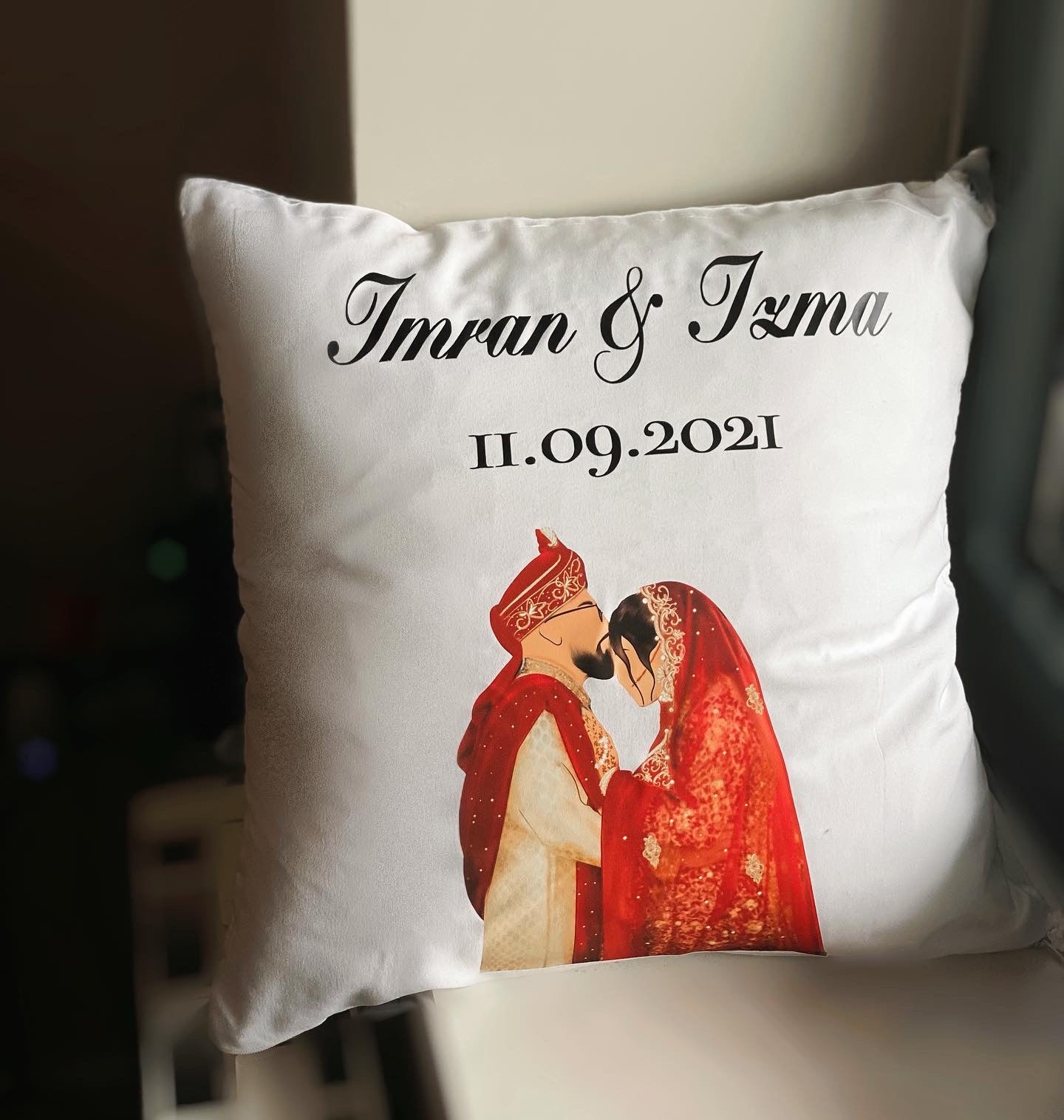 Custom Illustration Pillowcase Cushion (available with insert)