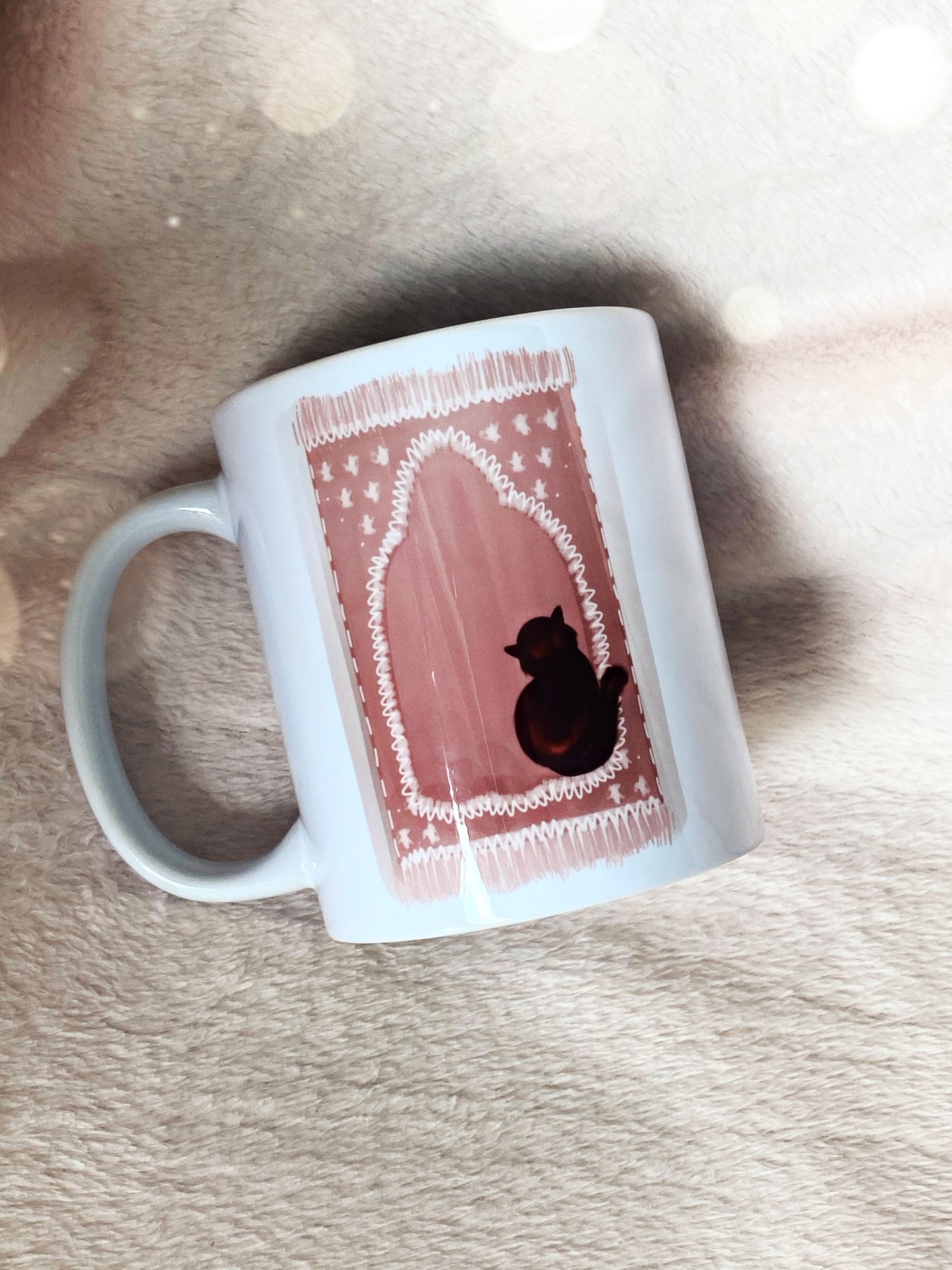 Prayer Mat Kitty Mug