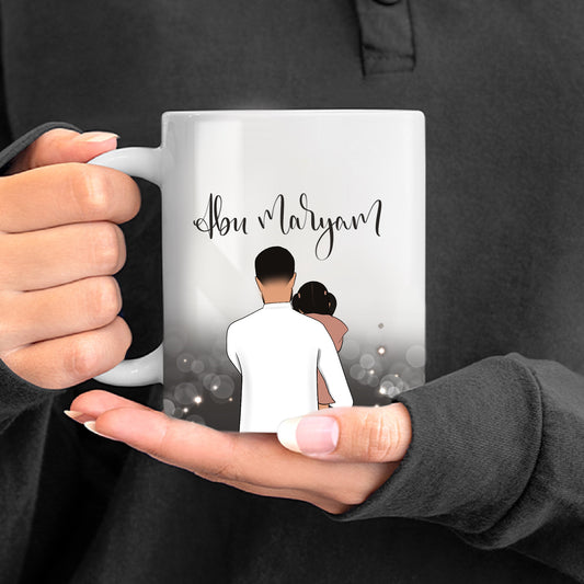 Personalised Name Dad and Daughter Mug