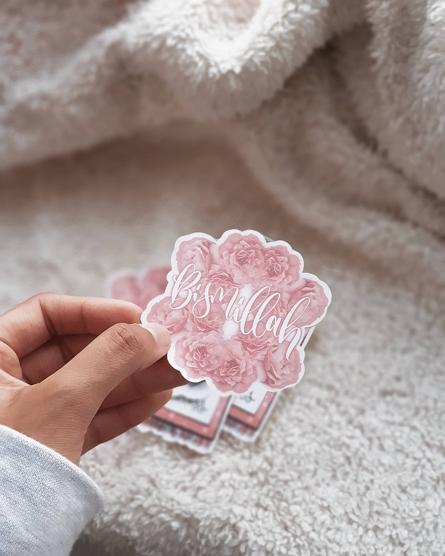 Pack of 6 Pink Themed Islamic Stickers
