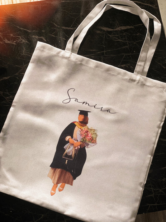 Custom Illustration Tote Bag