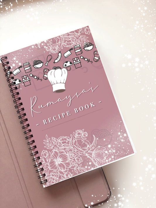 Hardback Cook Book Recipe Book Journal Notebook available in multiple colours