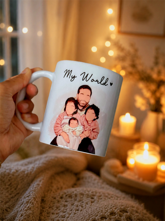 Custom Illustrated Portrait Mug