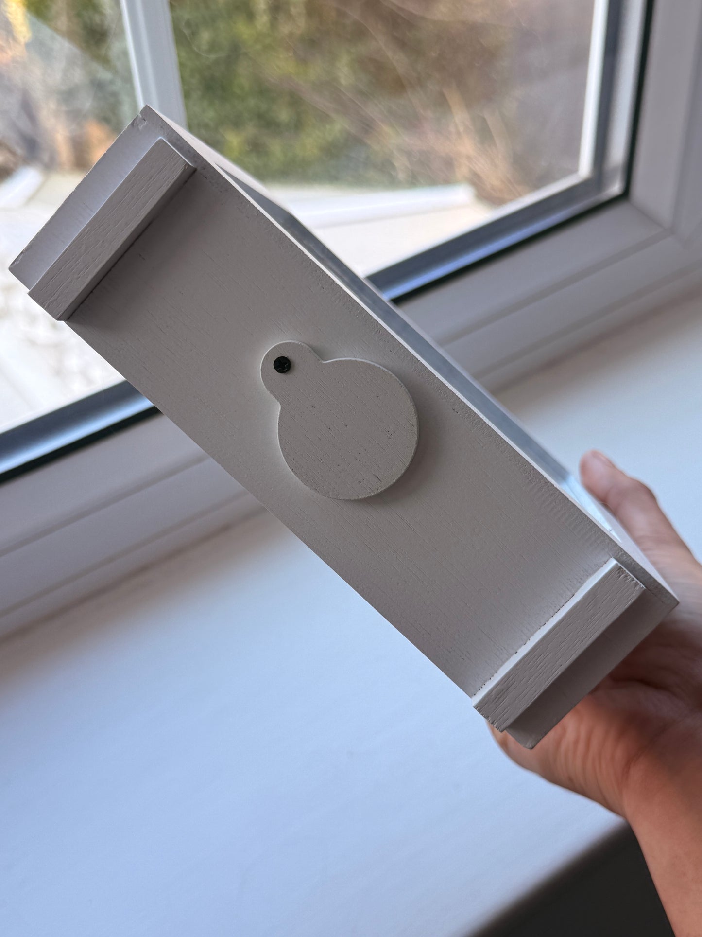 Pink Floral Gold Wooden Personalised Islamic Sadaqah Box with Removable Plug 6.5x6.5 inch