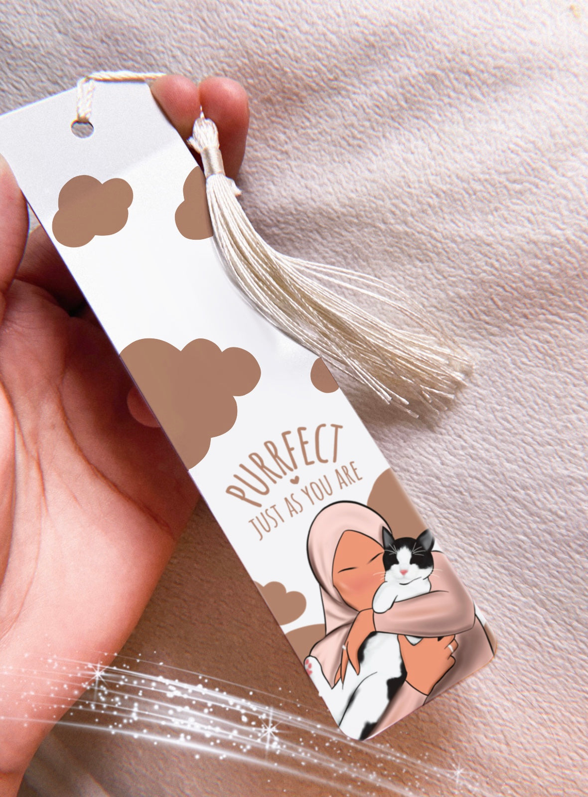 Cat Hijabi Metal Bookmark