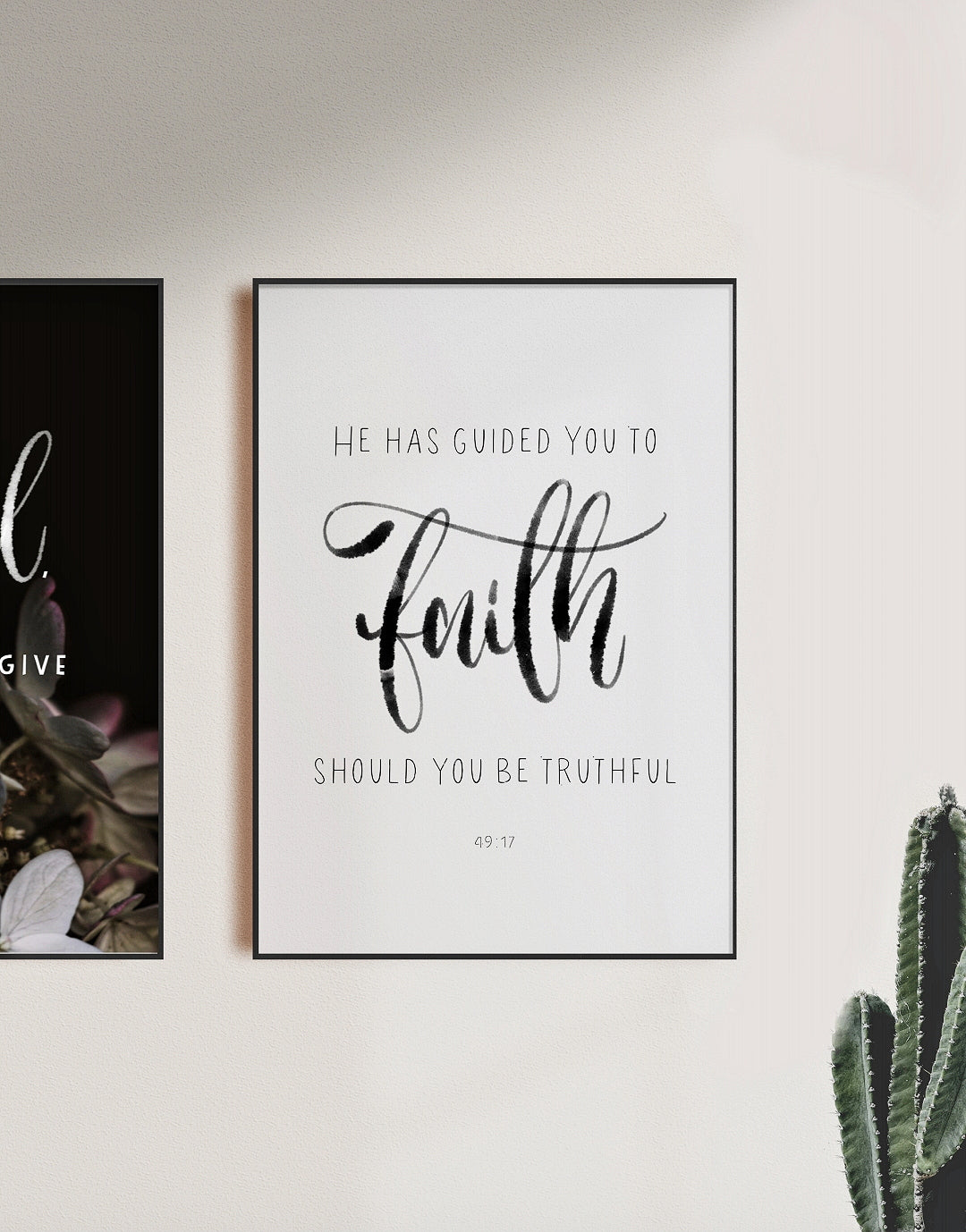 Qur’an 49:17 Minimal Print