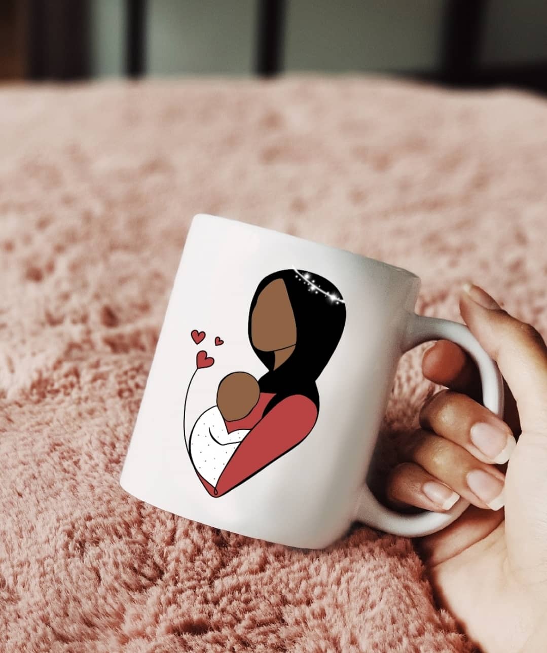 Hijabi Mama Mug (Optional Skin Tones)