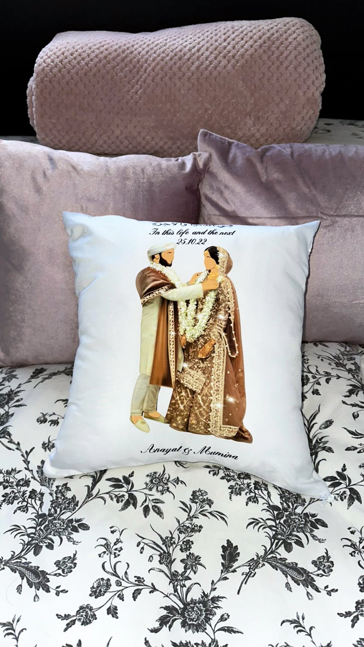 Custom Illustration Pillowcase Cushion (available with insert)