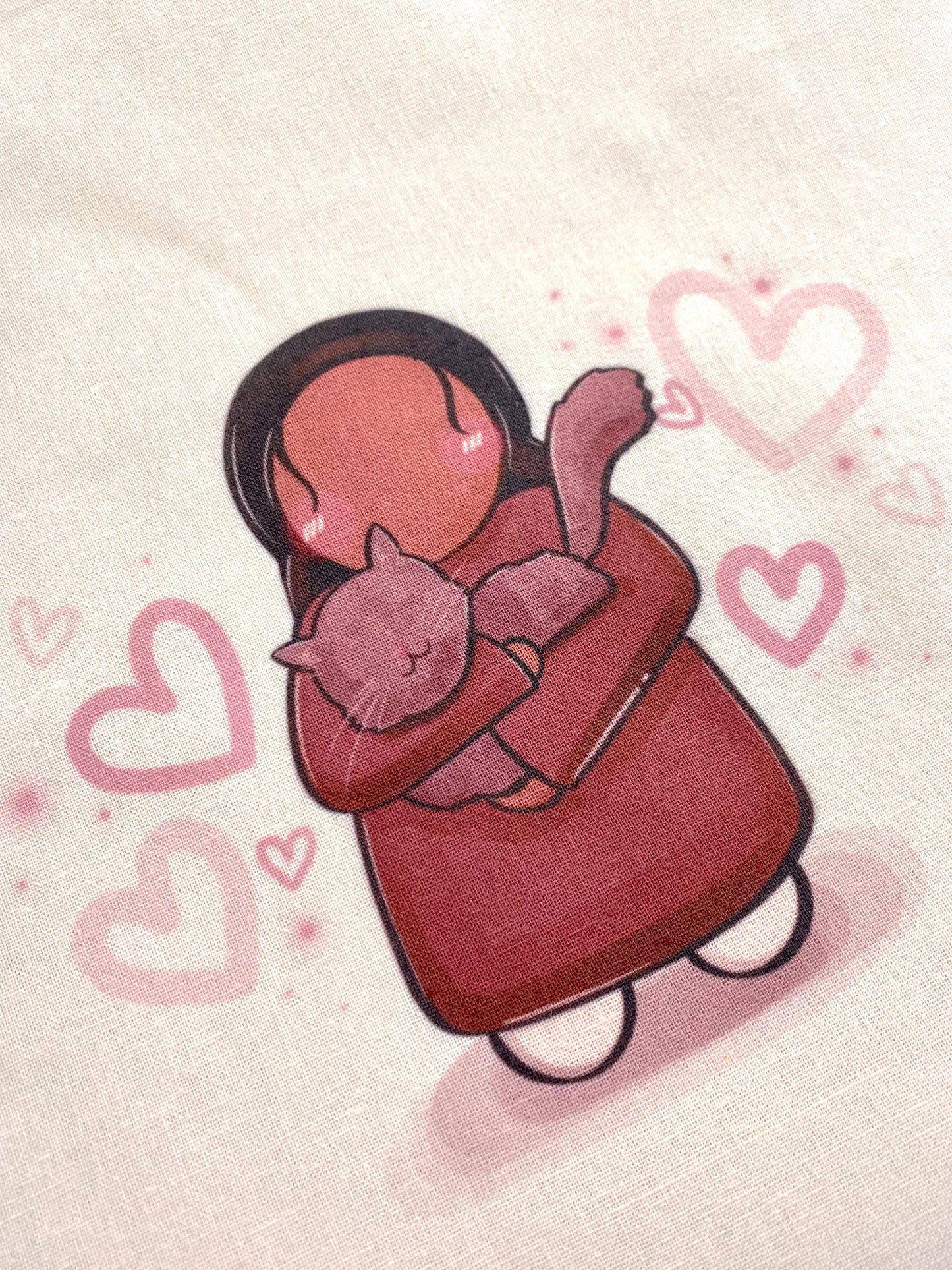 Hijabi Kitty White Tote Bag