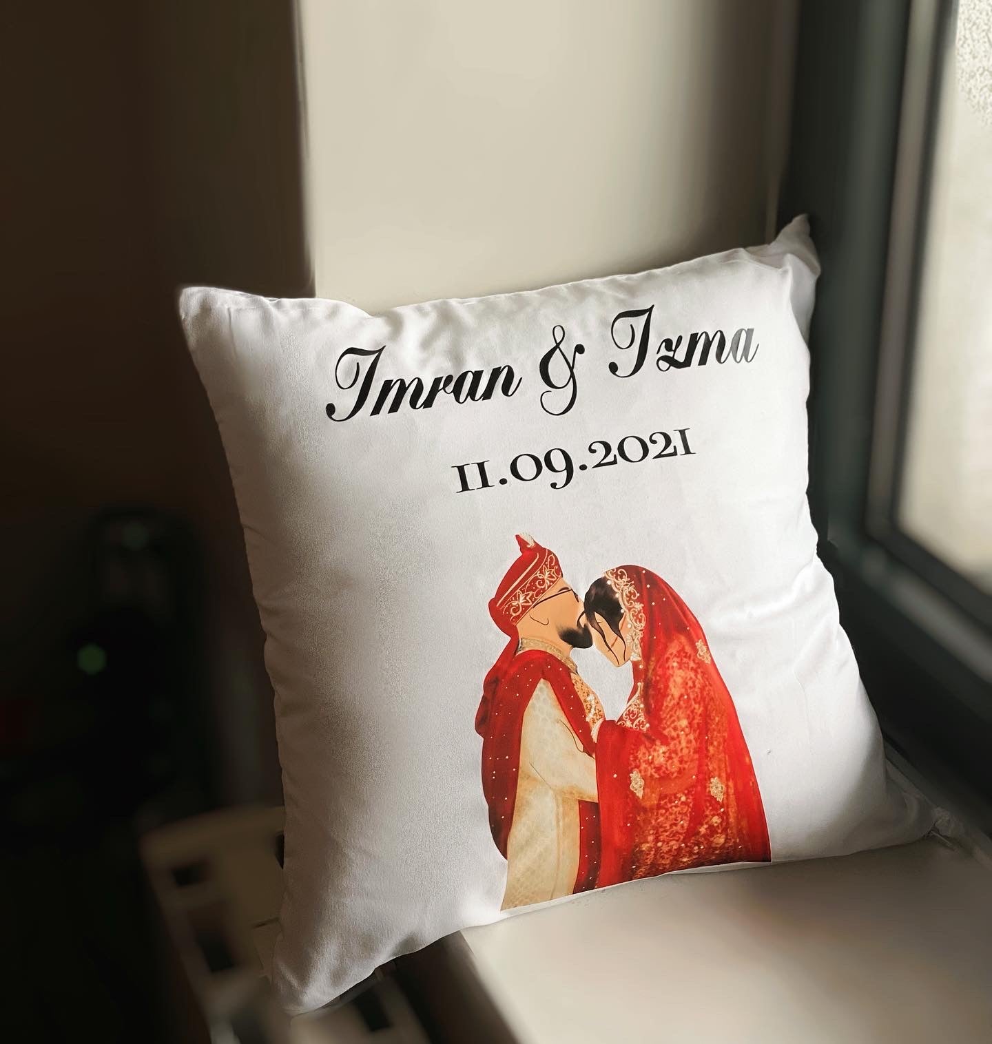 Custom Illustration Pillowcase Cushion (available with insert)