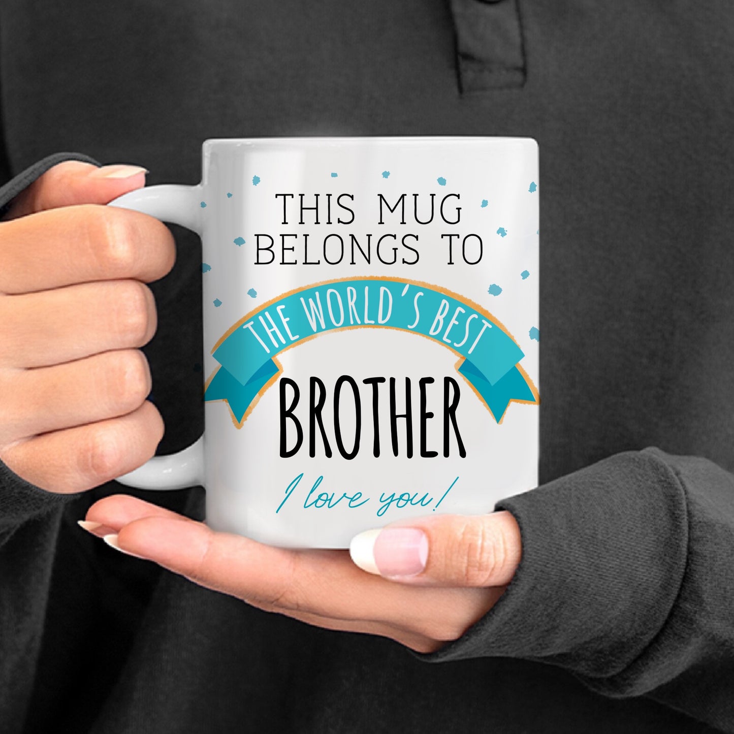 Worlds Best Brother Sibling Mug